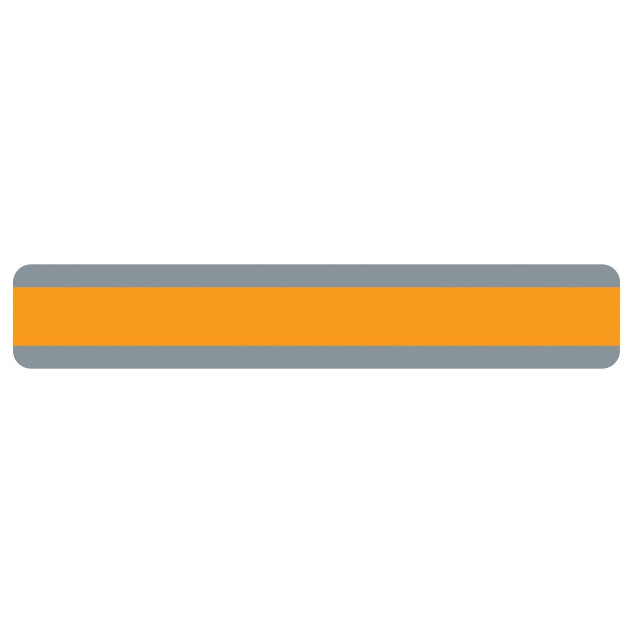 Double Wide Sentence Strip Reading Guide, 1-1/4" x 7-1/4", Orange